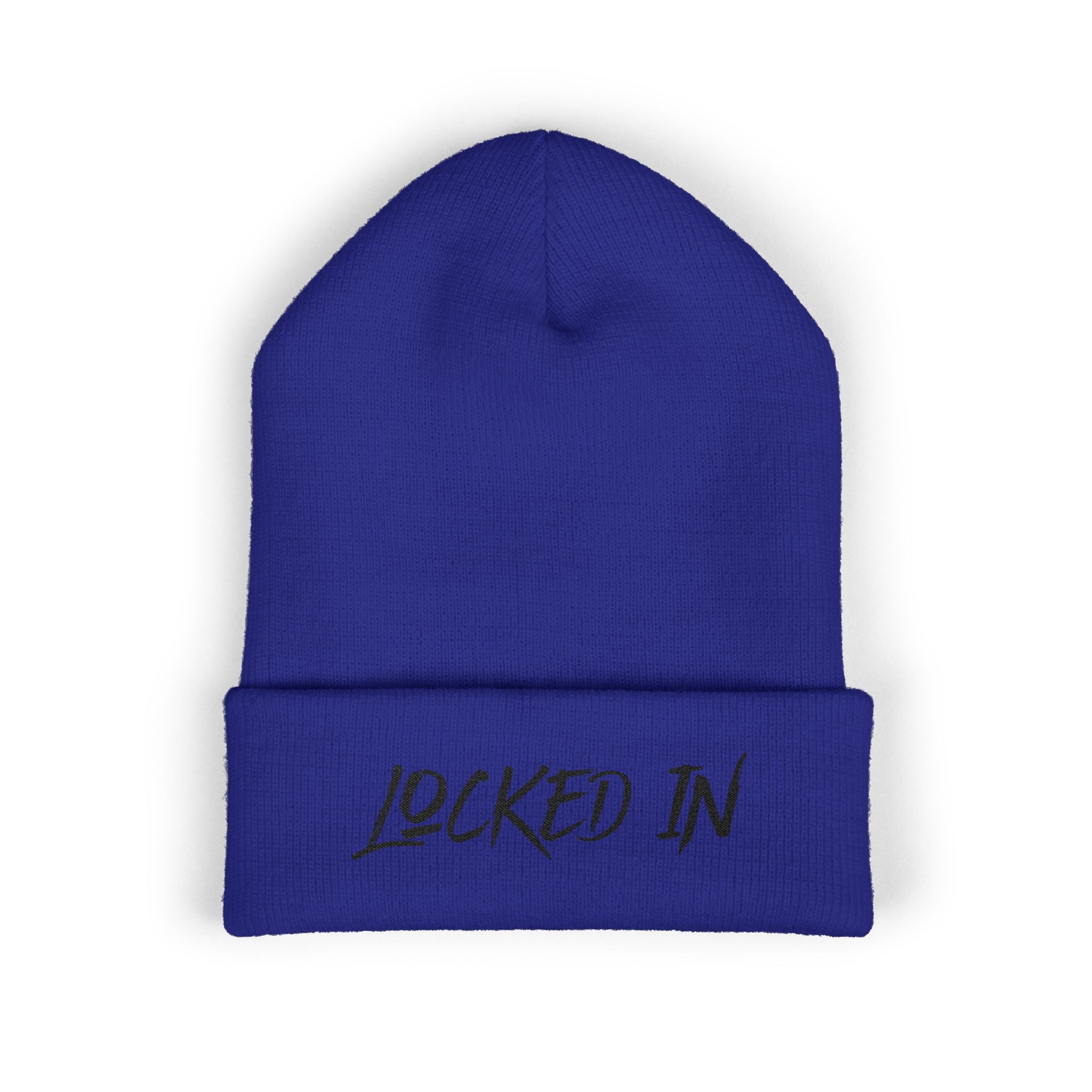 Cuffed Knit "Locked In" Beanie