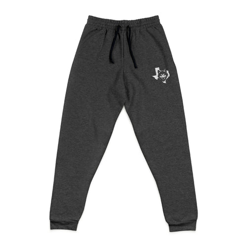 Embroidered 'Texas Alpha Wolf' Joggers